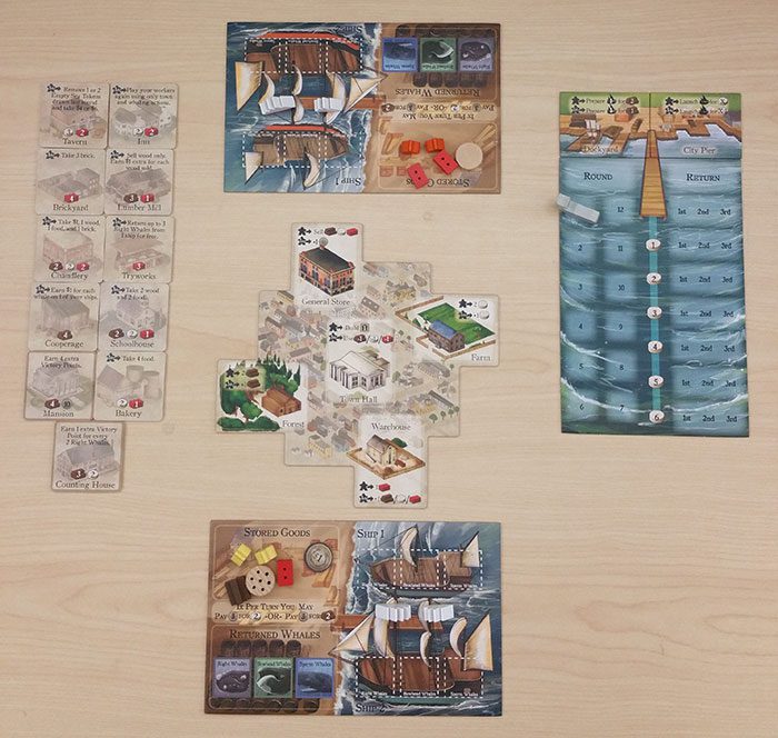 New Bedford two player setup