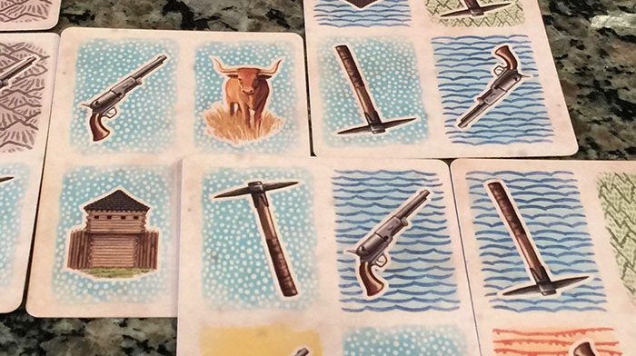 Placing cards