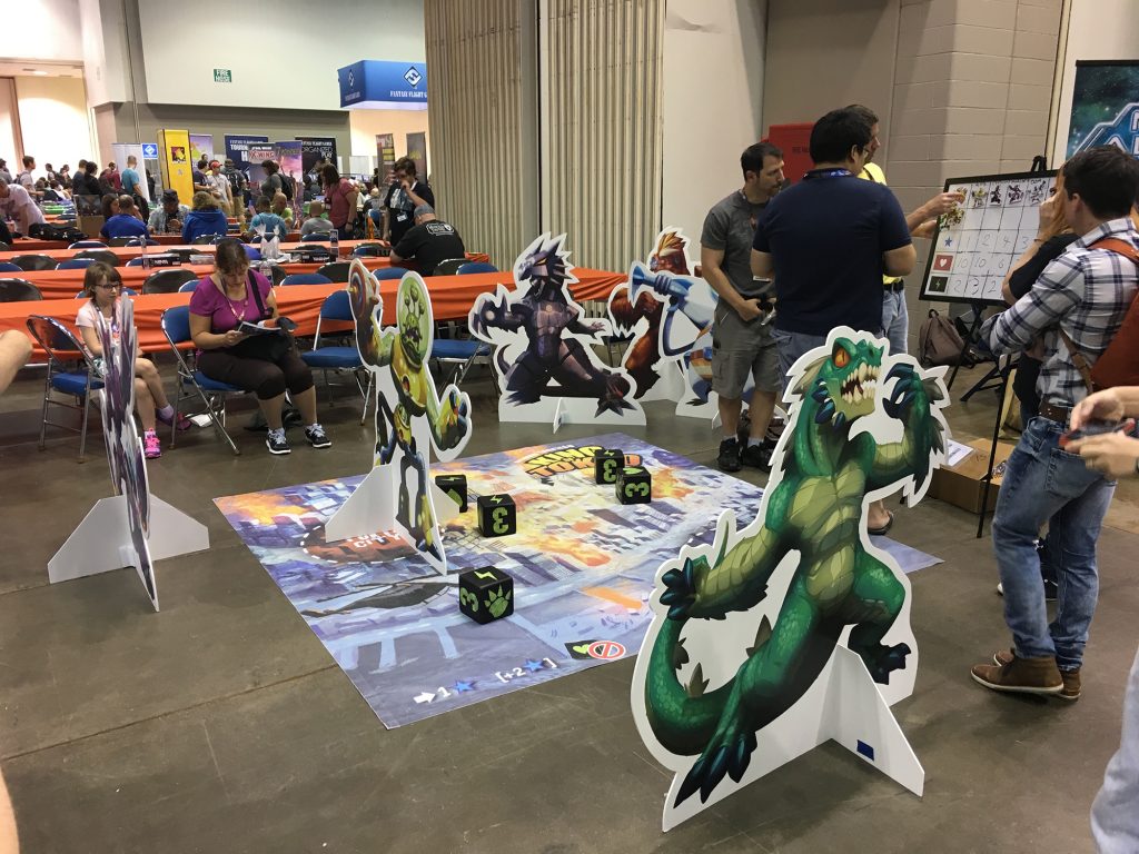 Giant King of Tokyo at Gen Con.