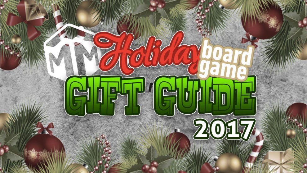2017 Holiday Board Game Gift Guide header