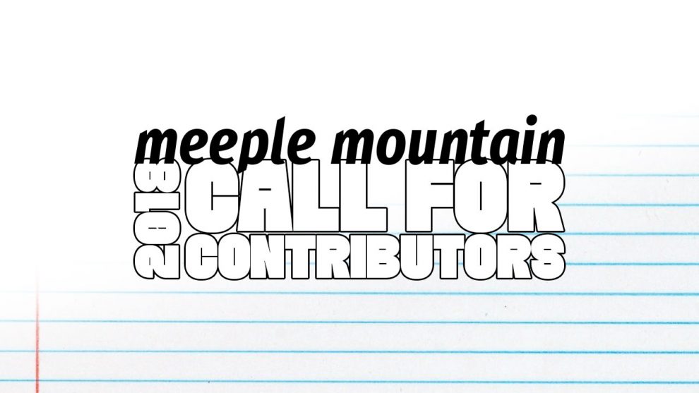 2018 Call for contributors header