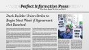 Deck Builder Union Strike to Begin Next Week if Agreement Not Reached header