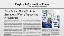 Deck Builder Union Strike to Begin Next Week if Agreement Not Reached header