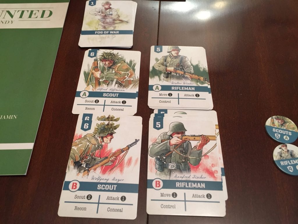 Undaunted Normandy Card Art German Soldiers