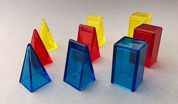 Pyramids, Wedges, and Cubes.