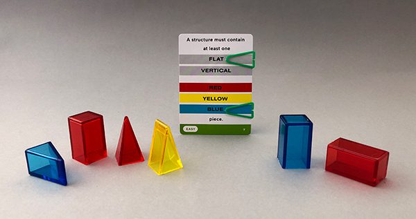 An Easy Rule: At least one flat Blue piece.