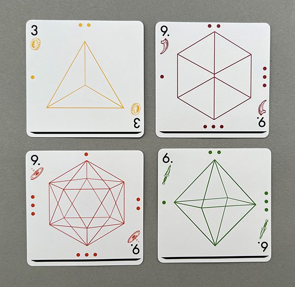 A card from each suit.