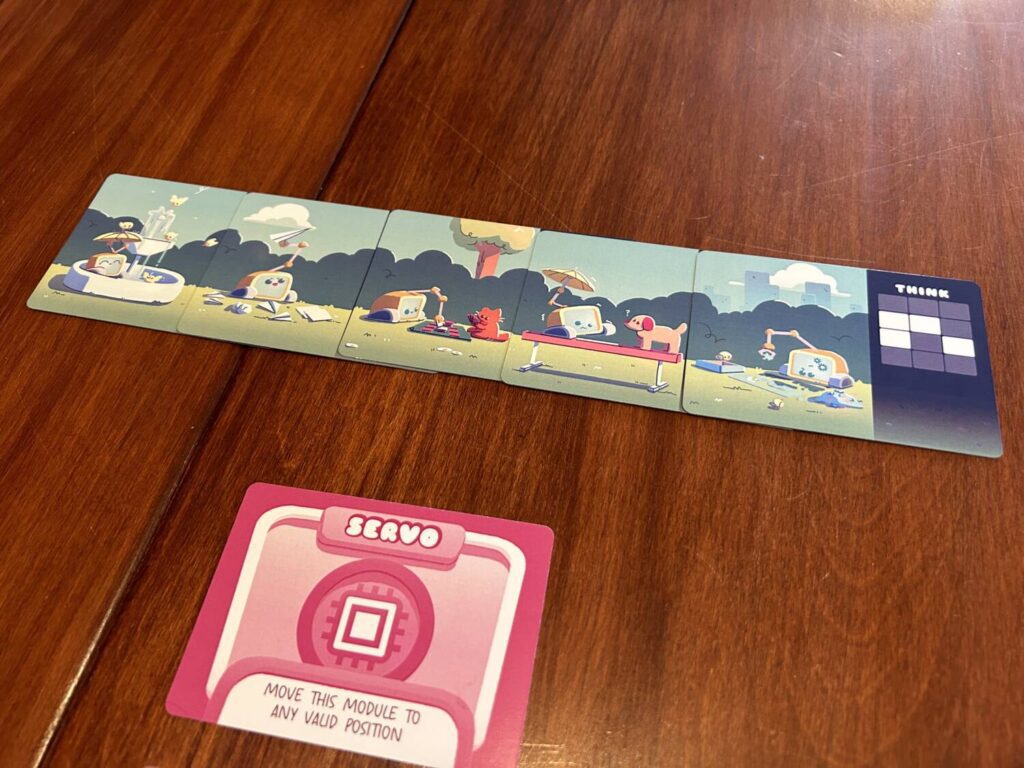 Every complete mission gets added to an adorable tableau depicting ROVE Jr's misadventures.