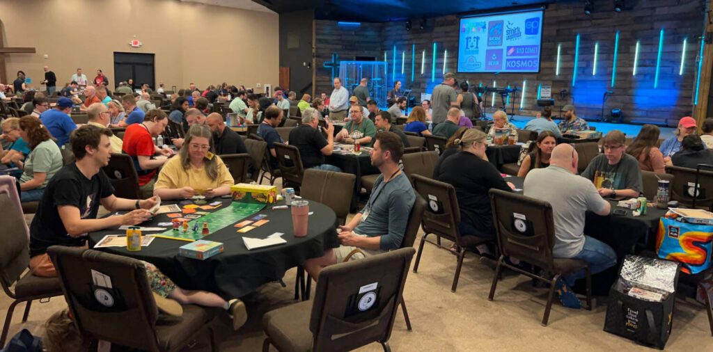 Roomful of Garner-area gamers.