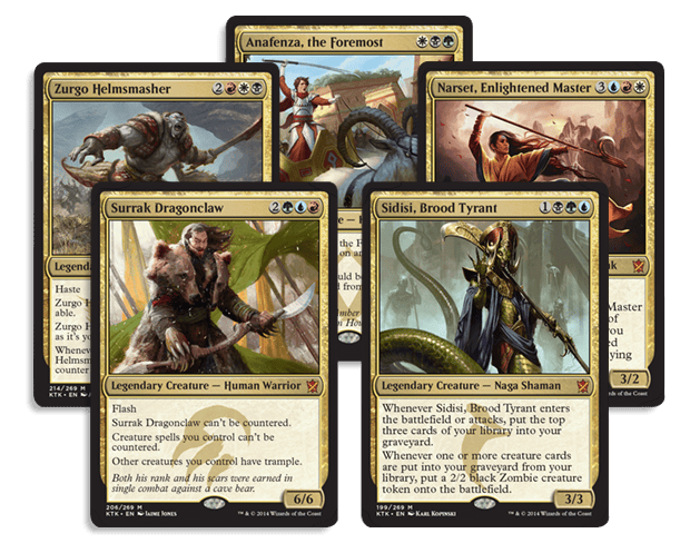 Magic: The Gathering card spread