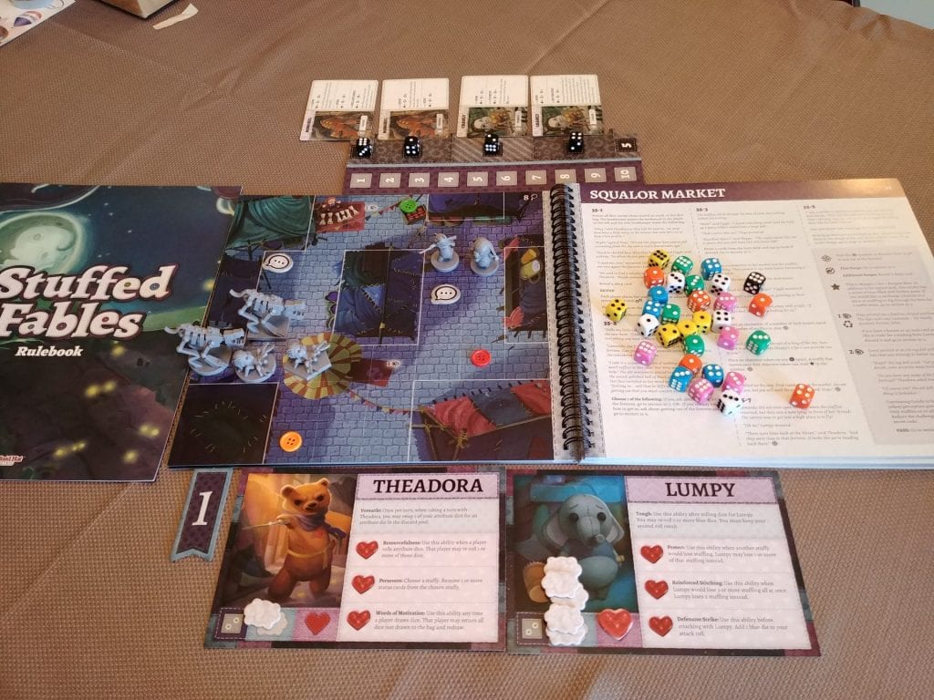 Stuffed Fables Layout - scenario in progress