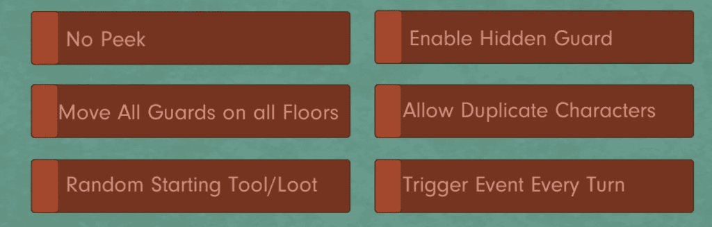 In-game options.