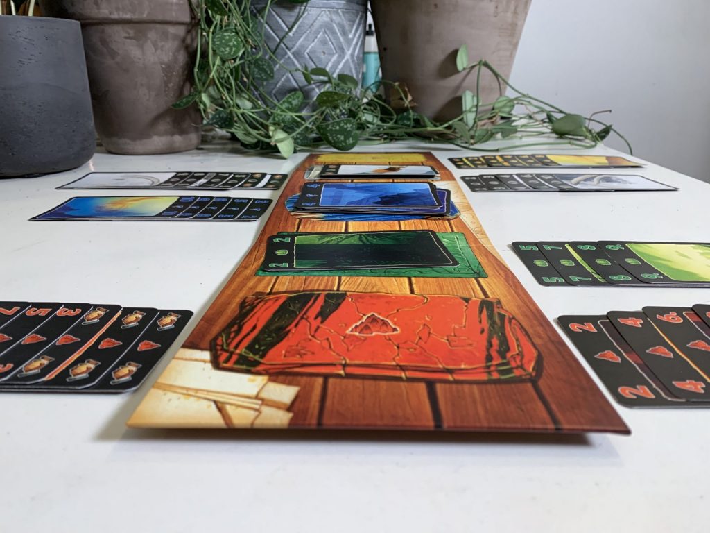 A photograph of the player board.