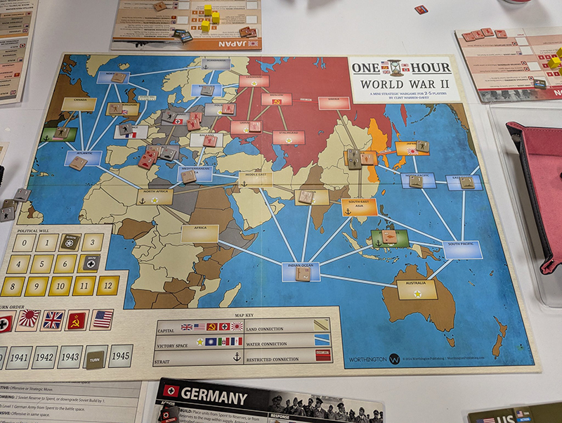One Hour World War 2 Game Review – Meeple Mountain