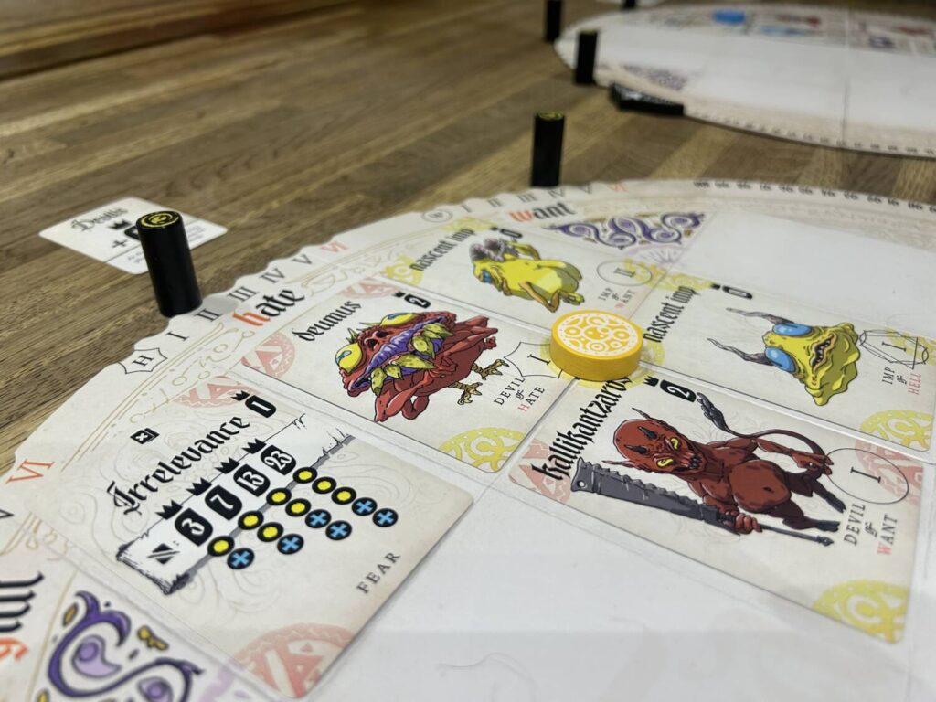Another shot of a player board.
